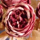 Christmas Flowers | Glitter Rose Burgundy 55cm - X22030 