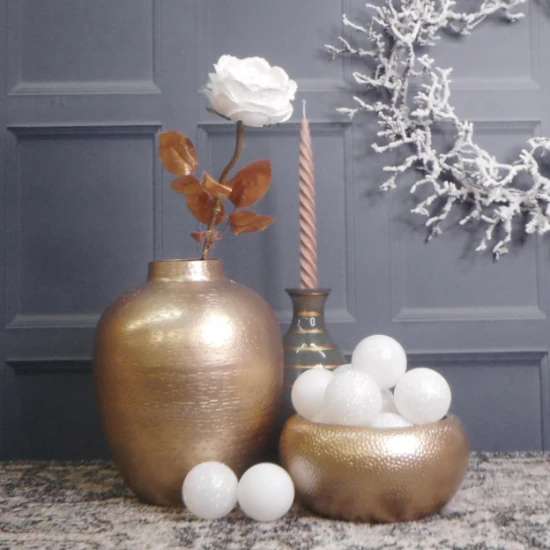 Christmas Flowers | Glitter Rose White 55cm - X22029 