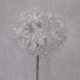 62cm White Glitter Allium - X23004 BAY4B