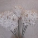 62cm White Glitter Allium - X23004 BAY4B