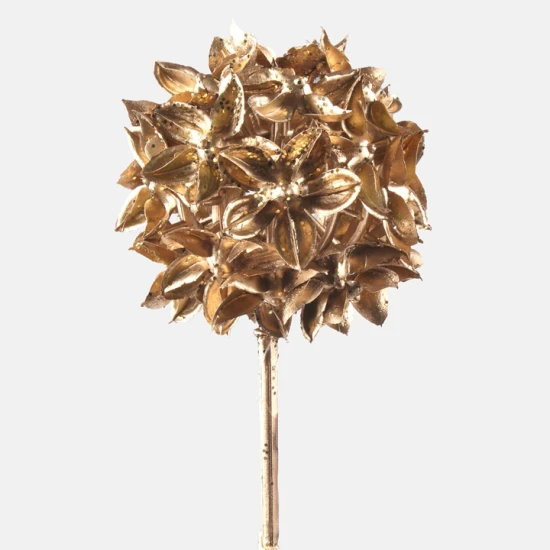 Metallic Allium Gold Glitter 65cm - X23052 BAY4B