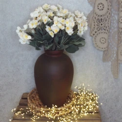 Silk Hellebores Stem White - 13X008 