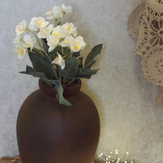 Silk Hellebores Stem White - 13X008 