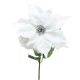 64cm White Velvet Poinsettia - X22008 
