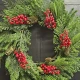 Casewick Pine & Berry Luxury Christmas Wreath 56cm - X21110 BAY4D