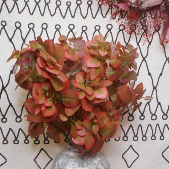 Artificial Apple Leaves Autumn Red 85cm - APP002 GG4
