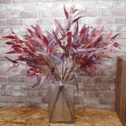 Artificial Eucalyptus Nicoli Burgundy - EUC027 E4