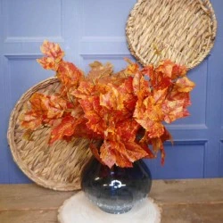 Artificial Grape Ivy Bush Red Orange 42cm - GRA003 KK4