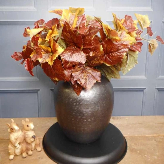 Artificial Grape Ivy Bush Burgundy 42cm - GRA004 II1