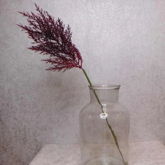 Artificial Pampas Grass Burgundy Red 65cm - PAM008 L3