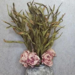 Faux Dried Artificial Reeds Spray Green 104cm - GRA017 R3