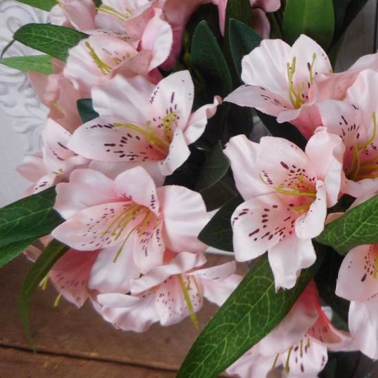 Artificial Alstroemeria Stem Blush Pink 48cm  - A051 A4
