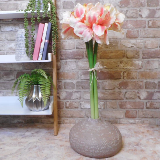 Bloomville Beige Terracotta Vase 14cm - VS020 9A