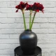 Metal Vase Graphite Grey 28cm - VS014 4D