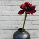 Artificial Amaryllis Flowers Red 55cm - A011 