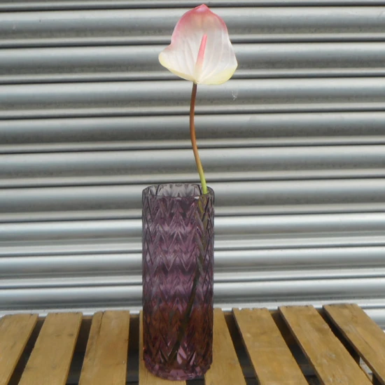 Real Touch Artificial Anthurium Pink and Green 74cm - A012 Q4