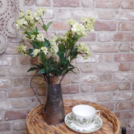 Artificial Astrantia Green Artificial Flowers 50cm - A044 BX4