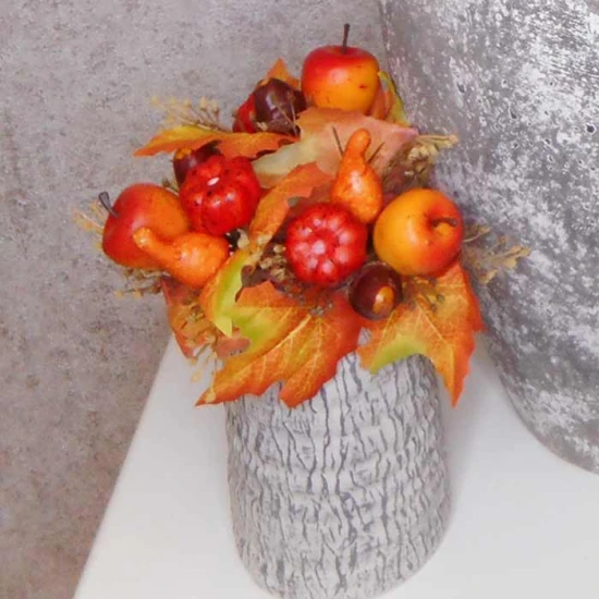 Artificial Maple Pumpkin and Acorn Pick - PUM009 DD2