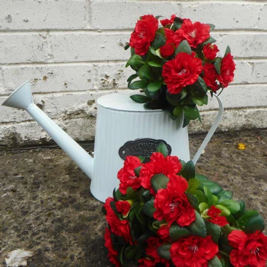 Artificial Azalea Plants Red 36cm - A150 B4