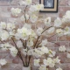 Artificial Peach Blossom Branch Cream 130cm - B009 A1