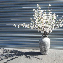 Artificial Apple Blossom XL Ivory 120cm - C119 D2
