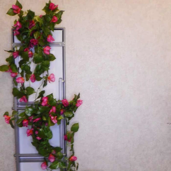 Artificial Silk Trailing Bougainvillea Plant Hot Pink 80cm - B024 EE2