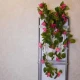 Artificial Silk Trailing Bougainvillea Plant Hot Pink 80cm - B024 EE2