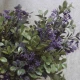 Artificial Boxwood Plants with Purple Buds 39cm - BOX006 JJ2