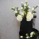 Artificial Camellias Cream 58cm - C118 A4