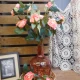 Artificial Camellias Pink Peach 66cm - C024 A3