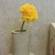 Mini Artificial Carnations Yellow 31cm - C106 C4