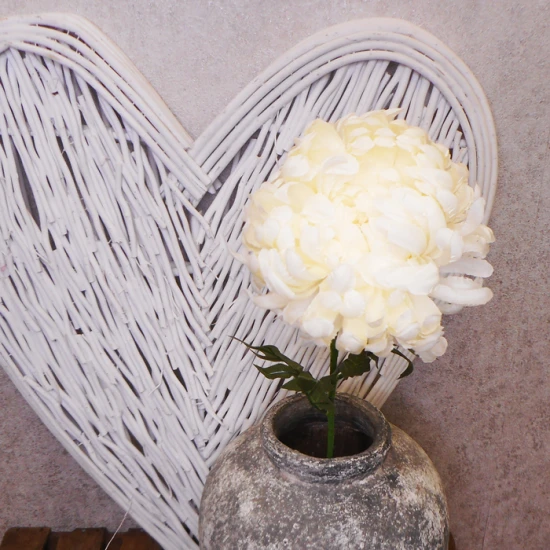 Artificial Bloom Chrysanthemums Cream 90cm - C181 D1