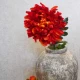 Artificial Bloom Chrysanthemum Flame Red Orange 90cm - C182 E1