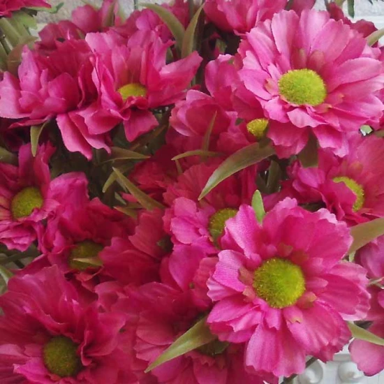 Artificial Daisy Stem Magenta Pink 59cm - D015 E2