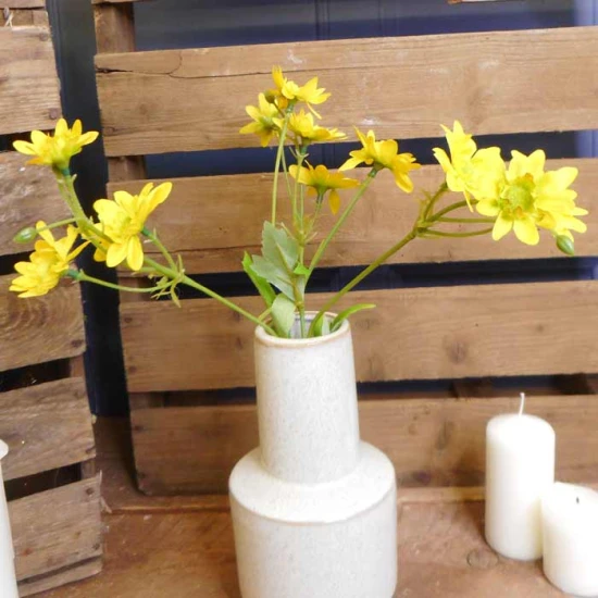 Artificial Daisy Stem Yellow 56cm - D205 C2