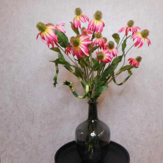 Artificial Rudbeckia Daisies Pink 71cm - R480 Q3