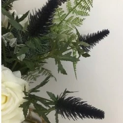 Artificial Eryngium Thistles Sea Holly Purple 78cm - T027 T2