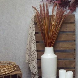 Artificial Fox Tail Flowers Rust 69cm - F062 AA3