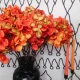 Artificial Hydrangeas Harvest Orange 62cm - H092 H4