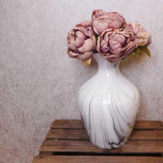 Antique Peony Vintage Mauve 48cm | Faux Dried Flowers - P046 J3