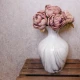 Antique Peony Vintage Mauve 48cm | Faux Dried Flowers - P046 J3