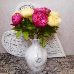 Peony Flowers Yellow 60cm - P025 K2