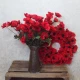 Artificial Poppies Red Black 47cm - P234 J4