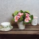 Artificial Primula Plants Pink 22cm - P024 II2