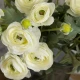 Faux Ranunculus Spray Cream 67cm - R206 