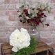 Artificial Roses Bunch Cream 26cm - R133 N3