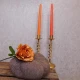Artificial Roses Burnt Orange 46cm - R457 R3