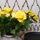 Artificial Premium Roses High Yellow 68cm - R532 S2