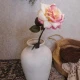Harvest Moon Artificial Roses Pink and Vanilla Cream 62cm - R183 LL2