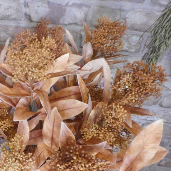 Artificial Skimmia Japonica Autumn 72cm - S068 R3